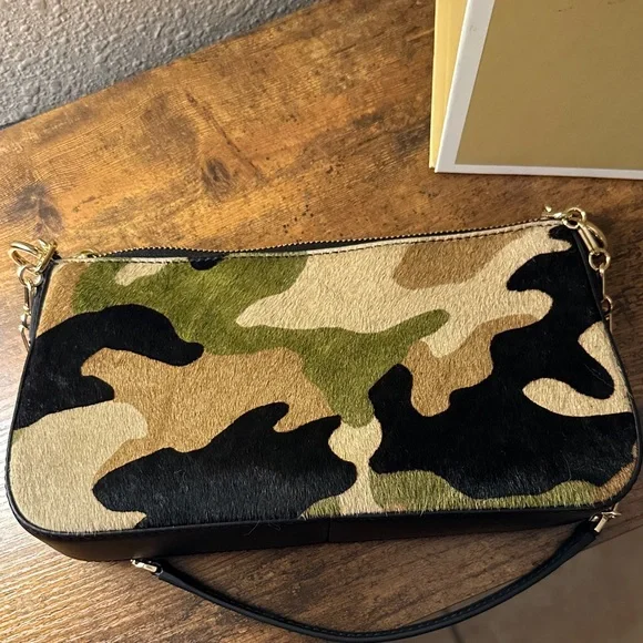Michael Kors Camouflage Empire Medium Chain Pouchette - Picture 2 of 8